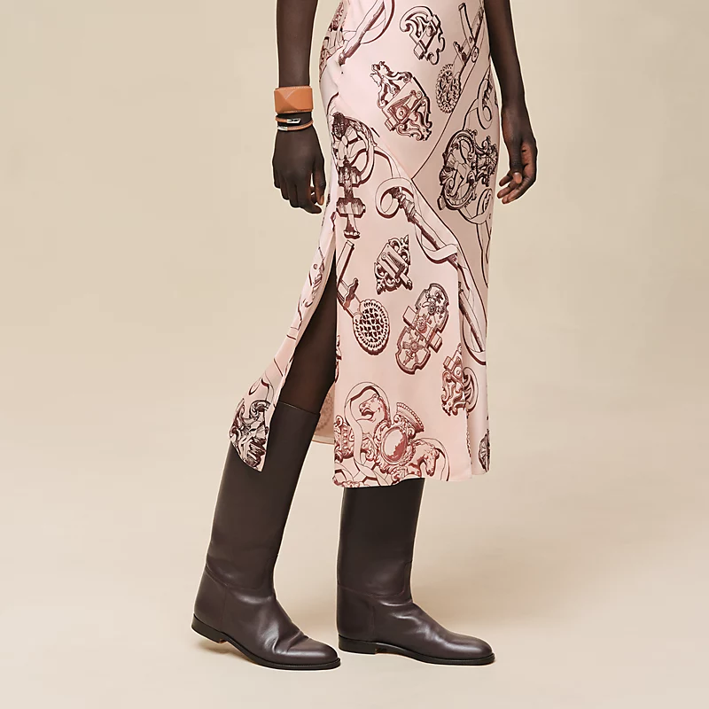 HERMES FERRONNERIE REMIX" DRESS ROSE OPALINE