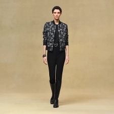 HERMES FERRONNERIE REMIX" VARSITY JACKET NOIR