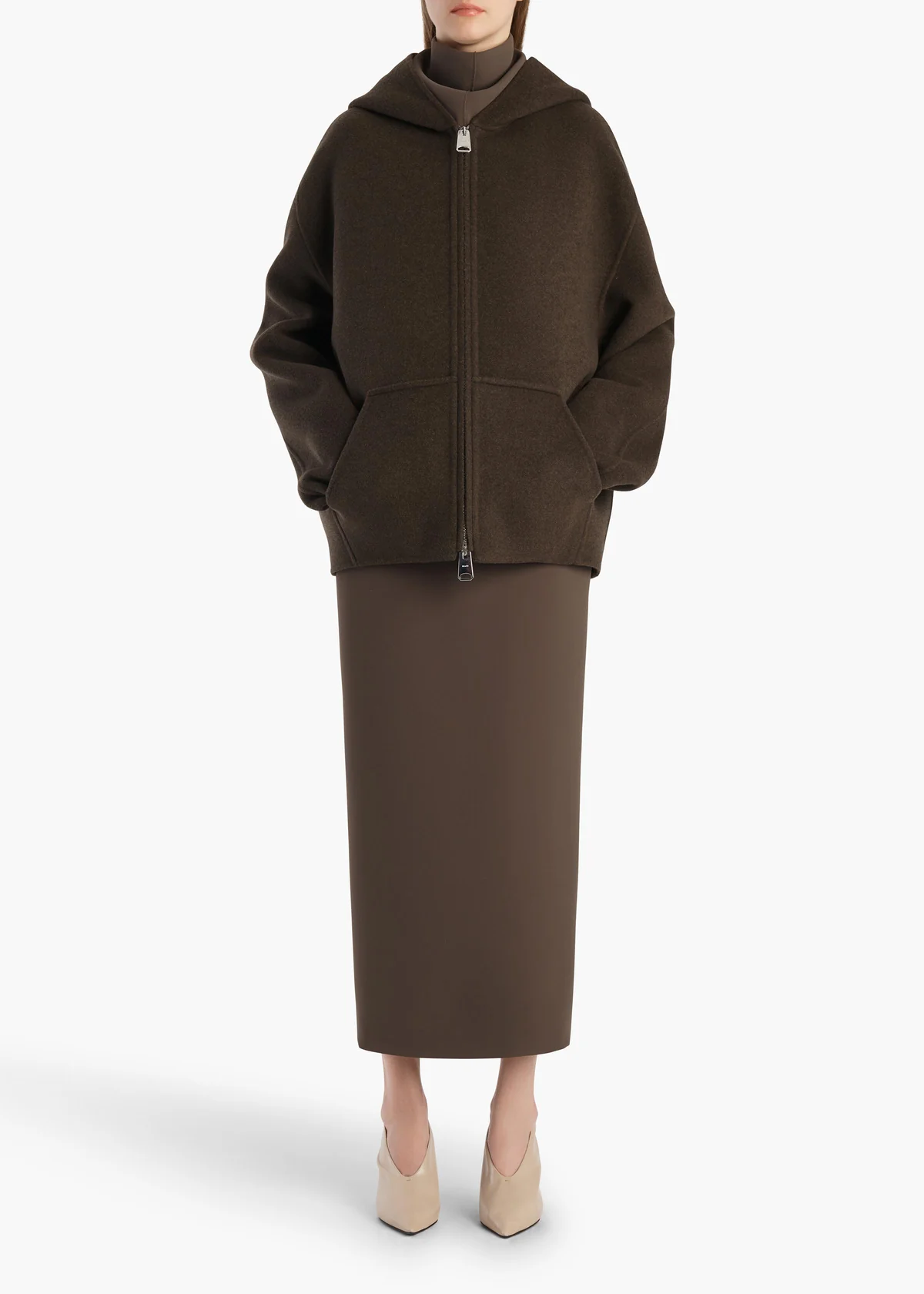 KHAITE WINTON SKIRT CLOVE