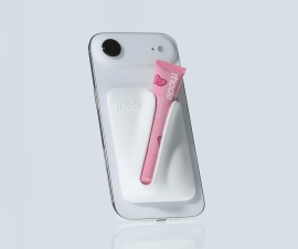 RHODE SNAP-ON LIP CASE LIP HOLDER WITH MAGSAFE PRETZEL LIP TINT - JELLY BEAN