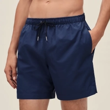 HERMES H FANTOME" SWIM TRUNKS INDIGO