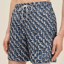 HERMES H CUT REMIX" SWIM TRUNKS CAFé