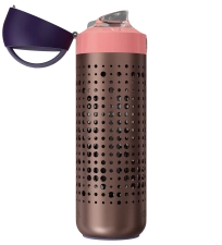 OKAPA 500ML / 17OZ LUXURY WATER BOTTLE  INDIGO HAVANA