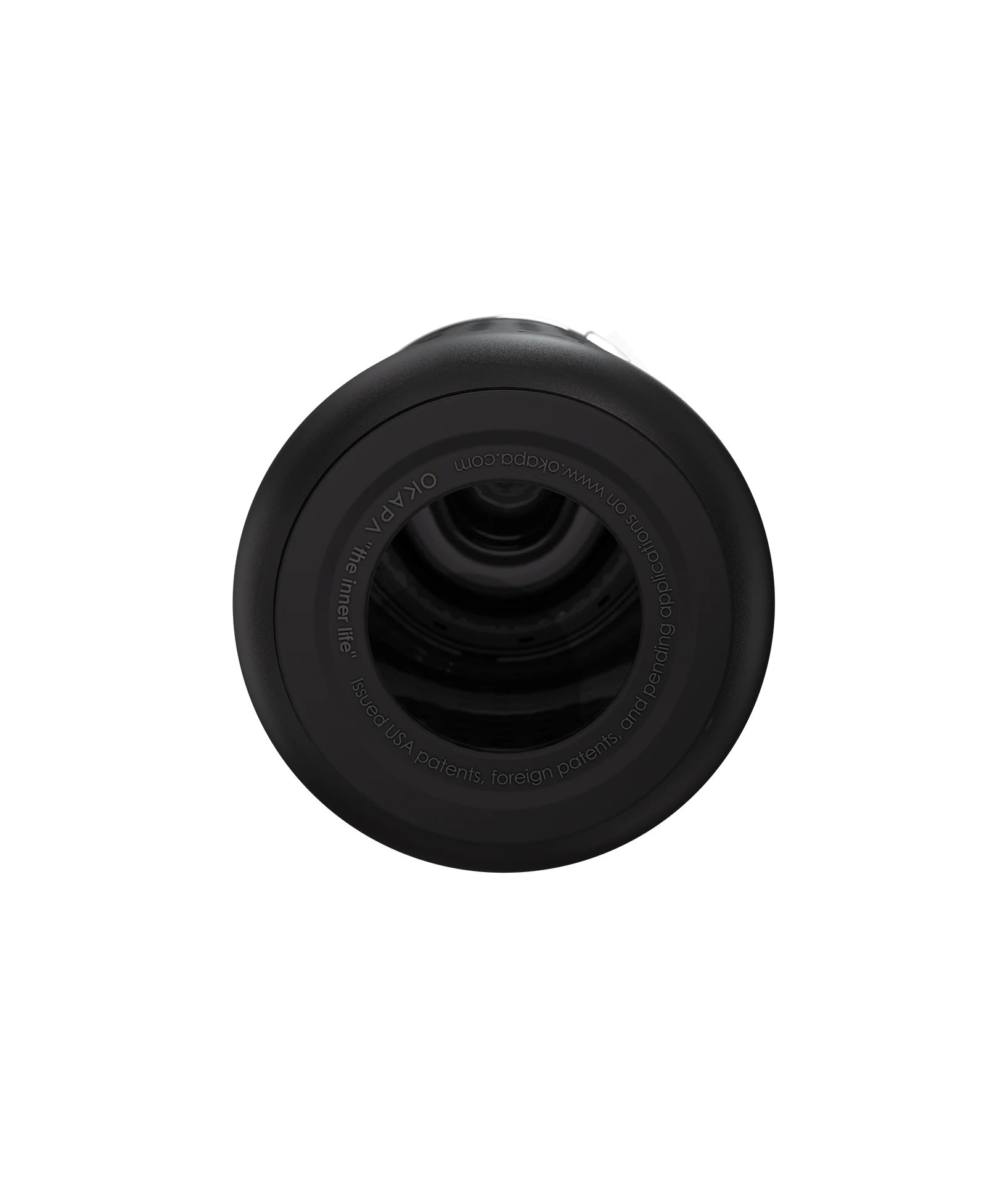 OKAPA  500ML / 17OZ LUXURY WATER BOTTLE  FETISCHE NOIR