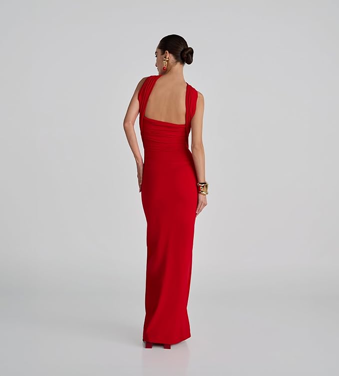 MAYGEL CORONEL MULETT BODYDRESS RED