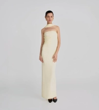 MAYGEL CORONEL MULETT BODYDRESS  VANILLA