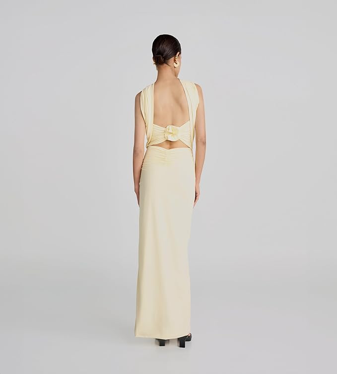 MAYGEL CORONEL MULETT BODYDRESS  VANILLA
