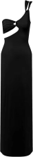 MAYGEL CORONEL AFELIO BODYDRESS BLACK