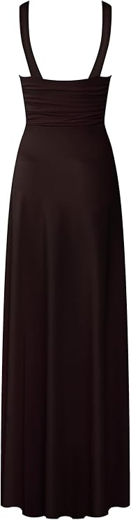 MAYGEL CORONEL ORINOCO DRESS COFFEE