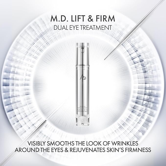 AMOREPACIFIC AP BEAUTY (BY AMOREPACIFIC) M.D. LIFT & FIRM DUAL EYE TREATMENT 15 ML/0.50 FL. OZ., ADVANCED FIRMING EYE CREAM, REDUCES PUFFINESS, DARK CIRCLES, WRINKLES, LUXURY SKINCARE