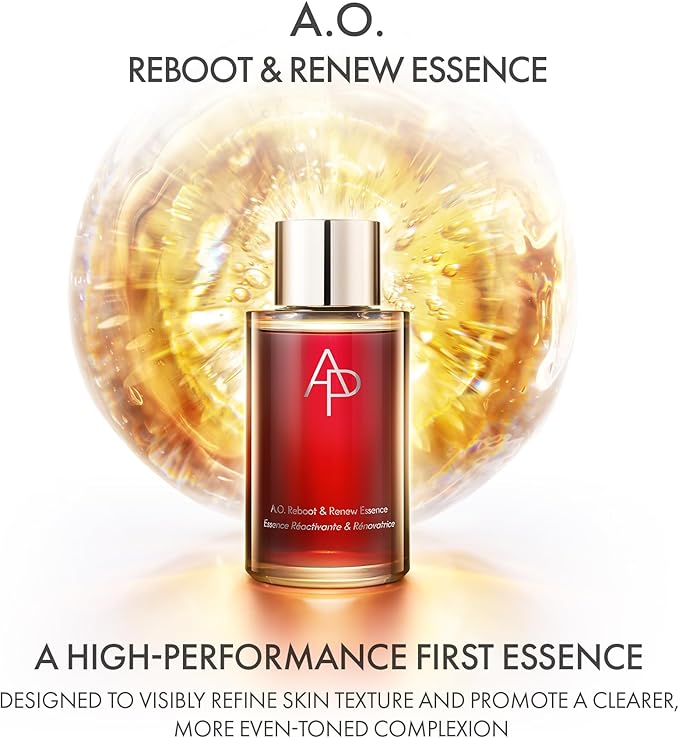 AMOREPACIFIC AP BEAUTY (BY AMOREPACIFIC) A.O. REBOOT & RENEW ESSENCE 150ML/5.07 FL. OZ., HYDRATING, RADIANCE BOOSTING AND FIRMING CARE, MOISTURE BARRIER STRENGTHENING, LUXURY SKINCARE