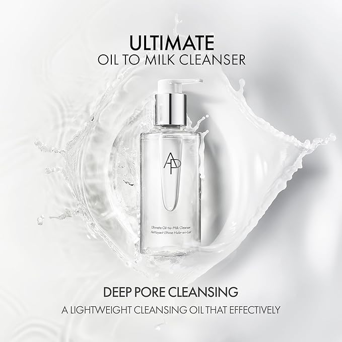AMOREPACIFIC AP BEAUTY (BY AMOREPACIFIC) ULTIMATE OIL-TO-MILK CLEANSER 200ML/6.76 FL. OZ., REMOVES MAKEUP, OIL-TO-MILK FACE WASH, ANTIOXIDANT PORE REFINING, GENTLE CLEANSING, LUXURY SKINCARE