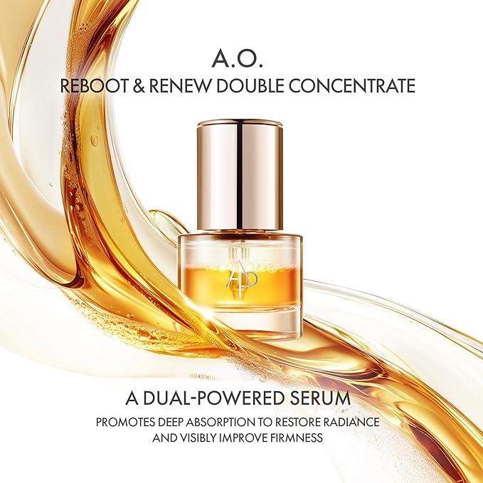 AMOREPACIFIC AP BEAUTY (BY AMOREPACIFIC) A.O. REBOOT & RENEW DOUBLE CONCENTRATE 40ML/1.35 FL. OZ., ANTIOXIDANT BOOSTER SERUM, RADIANCE AND FIRMING CARE, ANTI-AGING, LUXURY SKINCARE