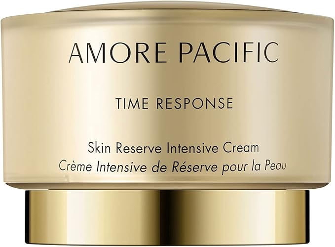 AMOREPACIFIC TIME RESPONSE SKIN RESERVE INTENSIVE CREAM KOREAN FACE MOISTURIZER WITH NIACINAMIDE & GREEN TEA FOR HYDRATION AND FINE LINES, 1.7 FL OZ
