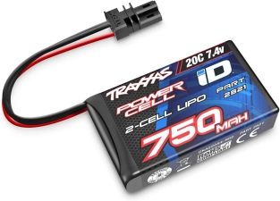TRAXXAS 2S LIPO BATTERY 750MAH 7.4V 20C HIGH-PERFORMANCE RECHARGEABLE BATTERY PACK