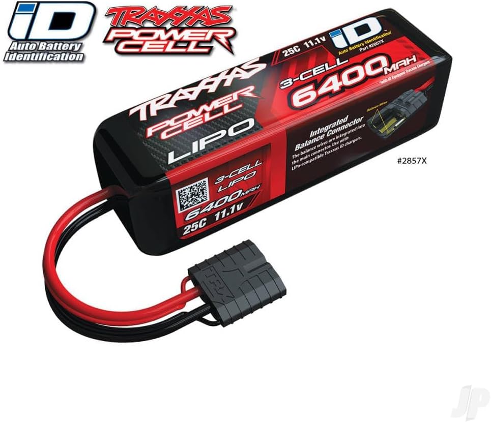 TRAXXAS 2857X 6400MAH 11.1V 3S 25C LIPO BATTERY HIGH CAPACITY RC CAR BATTERY PACK