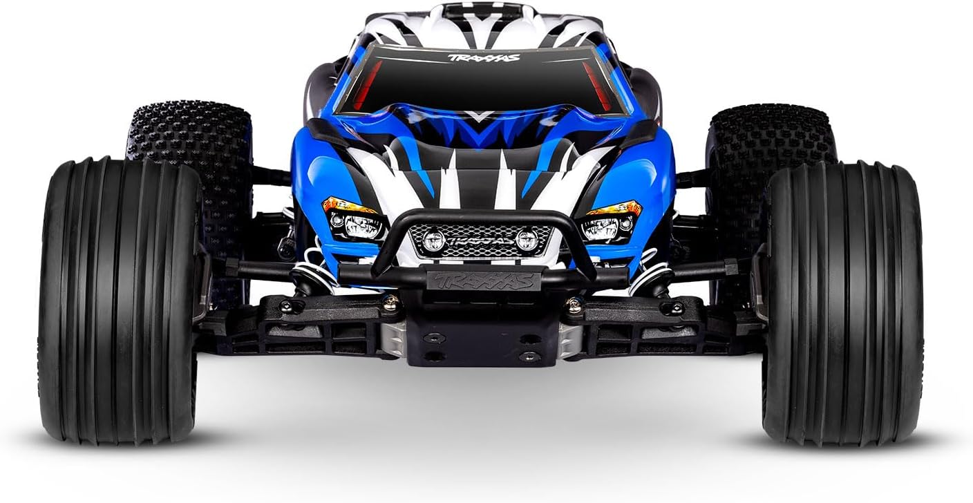 TRAXXAS RUSTLER 2WD RC TRUCK WITH XL-5 ESC AND BATTERY - BLUE