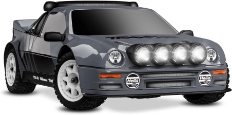 TRAXXAS MINI RALLY VXL FORD RS200 GRAY - HIGH-PERFORMANCE RC CAR MODEL