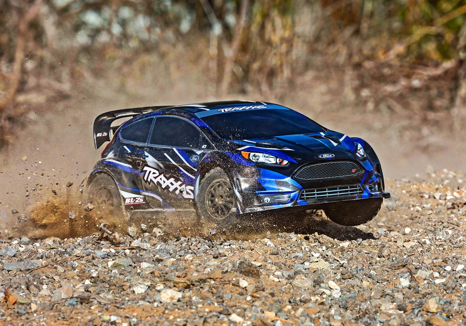 TRAXXAS FORD FIESTA ST 1 10 SCALE 4X4 RALLY CAR HIGH PERFORMANCE RC OFF-ROAD VEHICLE