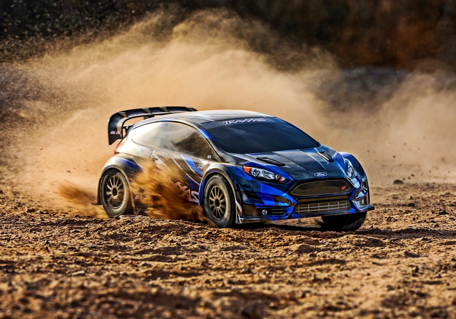 TRAXXAS FORD FIESTA ST 1 10 SCALE 4X4 RALLY CAR HIGH PERFORMANCE RC OFF-ROAD VEHICLE