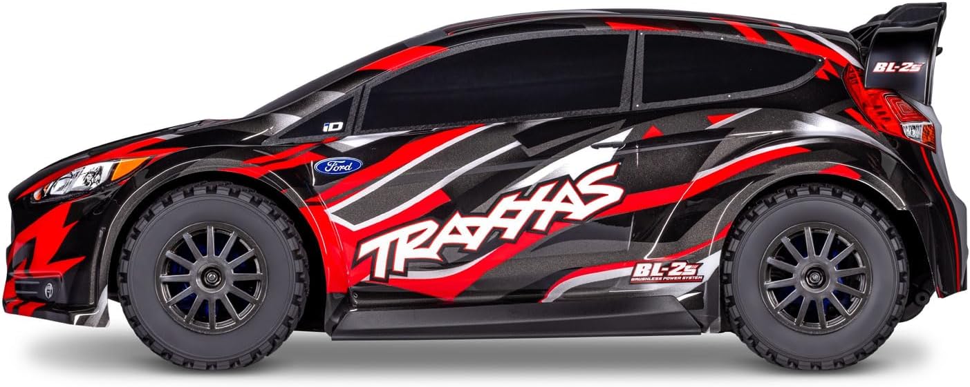 TRAXXAS FORD FIESTA ST 1 10 SCALE 4X4 RALLY RC CAR HIGH PERFORMANCE OFF-ROAD VEHICLE