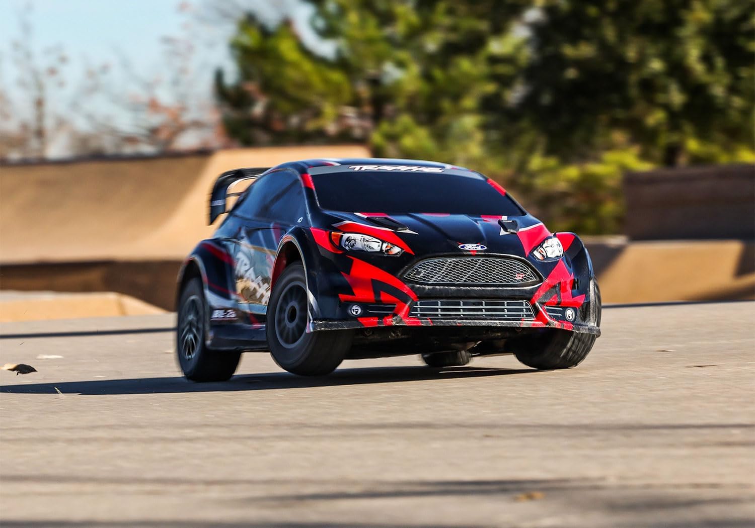 TRAXXAS FORD FIESTA ST 1 10 SCALE 4X4 RALLY RC CAR HIGH PERFORMANCE OFF-ROAD VEHICLE