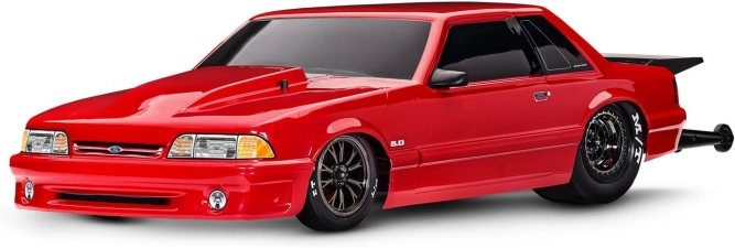 TRAXXAS 1 10 DRAG SLASH MUSTANG HD BRUSHLESS RC DRAG RACER CAR HIGH PERFORMANCE