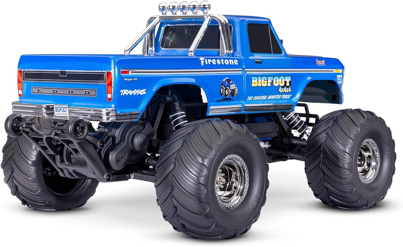 TRAXXAS 1 10 BIGFOOT MONSTER TRUCK HD WITH USB-C PORT HIGH-PERFORMANCE RC VEHICLE