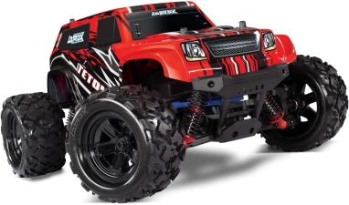 TRAXXAS TETON 1 18 SCALE 4WD RC TRUCK RED - FULLY ASSEMBLED READY TO RUN 2.4GHZ