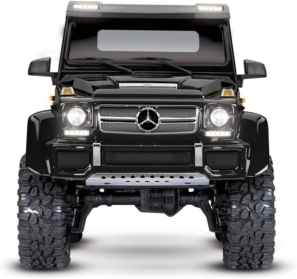 TRAXXAS TRX-6 G63 CLIPLESS BLACK RC TRUCK HIGH PERFORMANCE OFF-ROAD VEHICLE