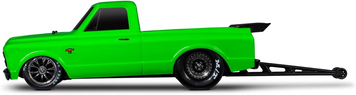 TRAXXAS 1 10 DRAG SLASH C-10 HD BRUSHLESS RC DRAG RACER TRUCK HIGH PERFORMANCE