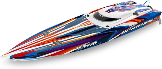 TRAXXAS SPARTAN SR ORANGE RC MONSTER TRUCK - HIGH PERFORMANCE OFF-ROAD VEHICLE