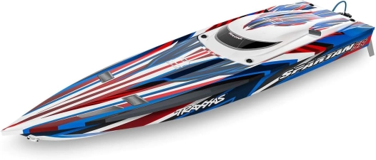 TRAXXAS SPARTAN SR 36 BRUSHLESS RC BOAT RED TRA103076-4 HIGH PERFORMANCE WATERPROOF
