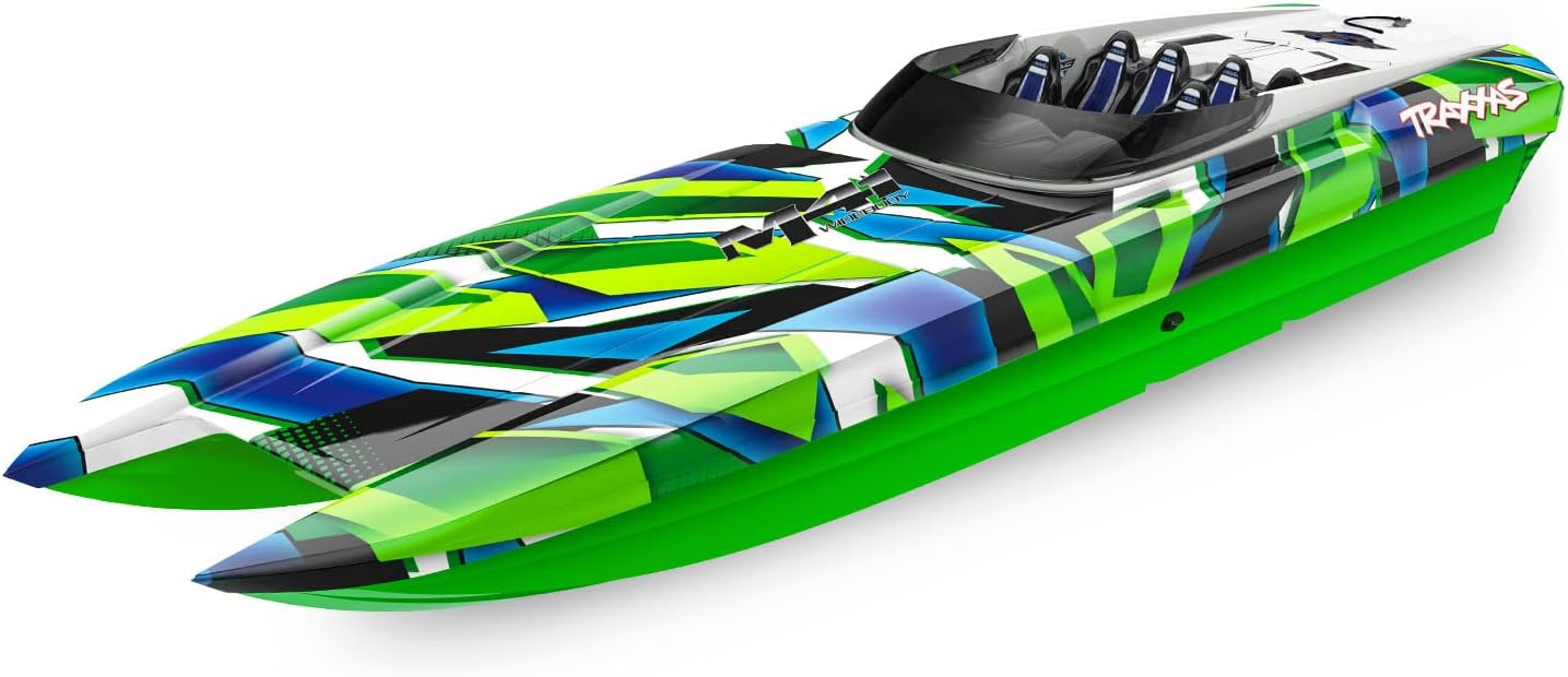 TRAXXAS DCB M41 WIDEBODY RC CATAMARAN BOAT HIGH-SPEED REMOTE CONTROL RACING MODEL