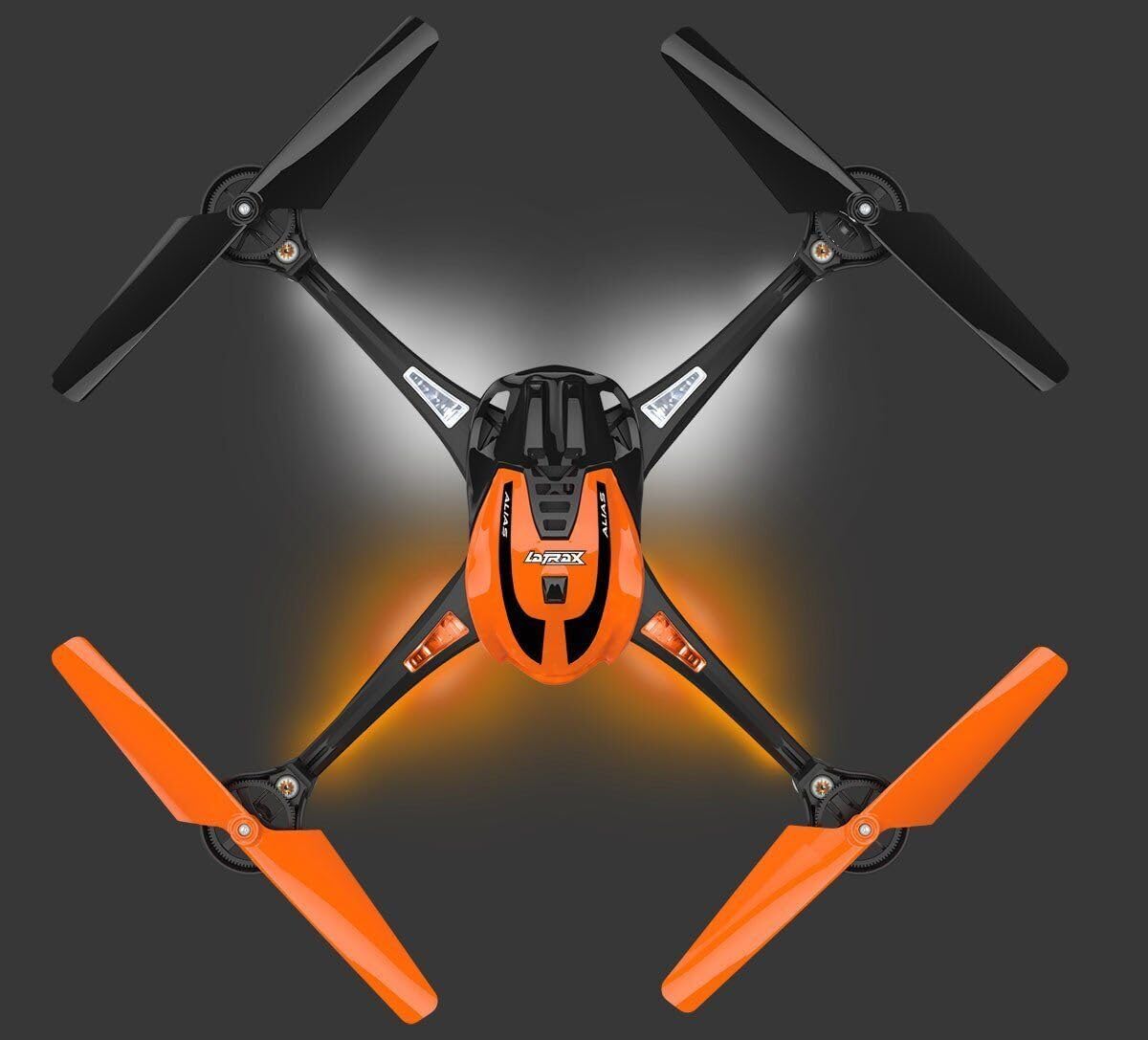TRAXXAS ALIAS ORANGE QUAD ROTOR HELICOPTER HIGH-PERFORMANCE RC DRONE FOR AERIAL FUN