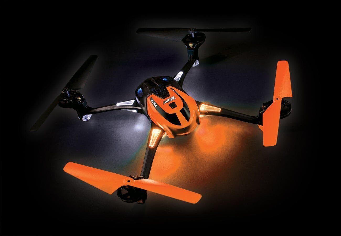 TRAXXAS ALIAS ORANGE QUAD ROTOR HELICOPTER HIGH-PERFORMANCE RC DRONE FOR AERIAL FUN