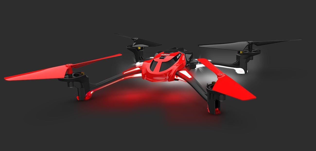 TRAXXAS ALIAS RED QUAD ROTOR HELICOPTER HIGH-PERFORMANCE RC DRONE FOR AERIAL FUN