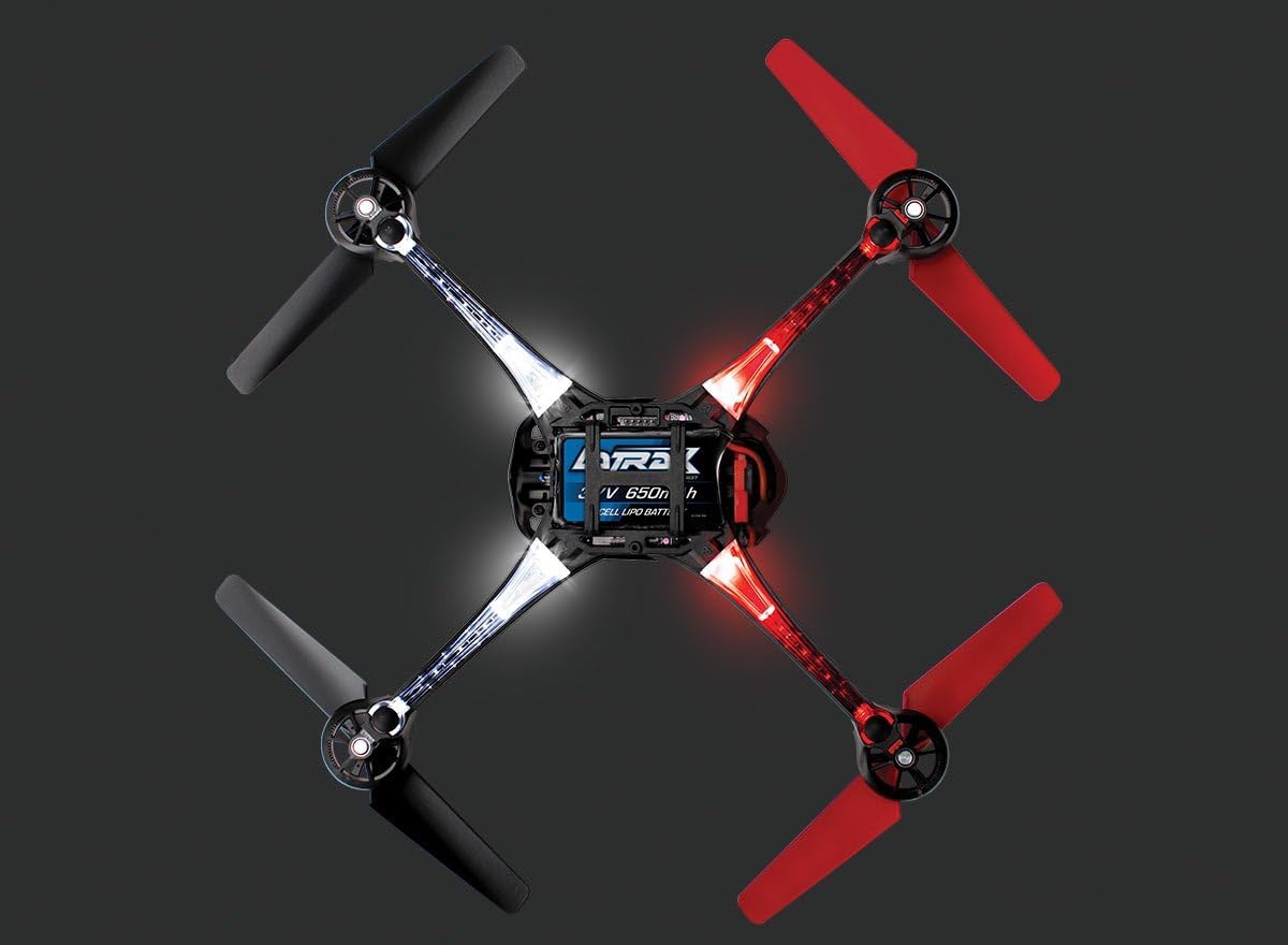 TRAXXAS ALIAS RED QUAD ROTOR HELICOPTER HIGH-PERFORMANCE RC DRONE FOR AERIAL FUN