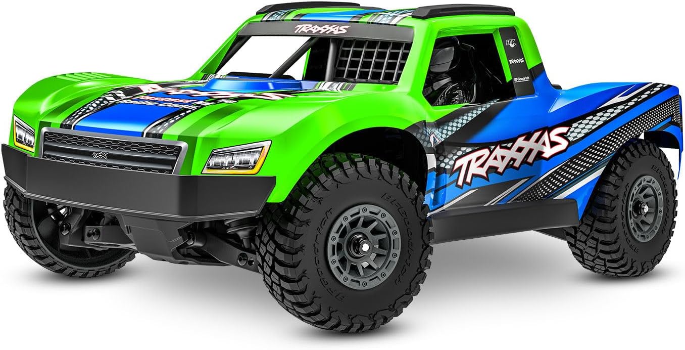 TRAXXAS MINI SLASH 4X4 YELLOW RC TRUCK HIGH PERFORMANCE REMOTE CONTROL OFF-ROAD VEHICLE