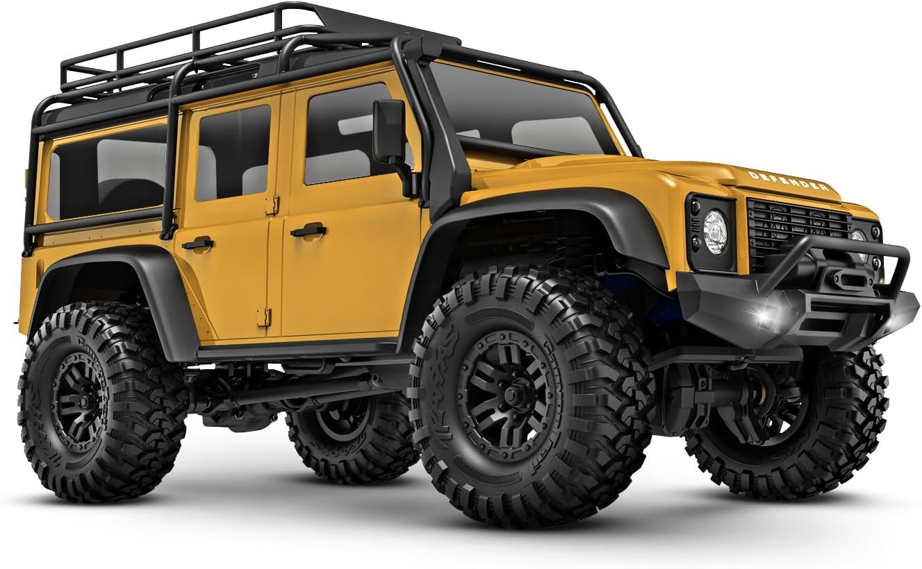 TRAXXAS TRX-4M 4X4 RC CRAWLER WITH LAND ROVER DEFENDER BODY OFF-ROAD REMOTE CONTROL TRUCK