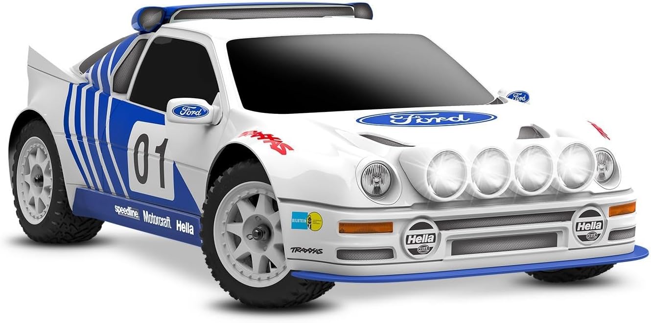 TRAXXAS MINI RALLY VXL FORD RS200 1 16 4WD RTR RALLY CAR WHITE 108046-1-WHT