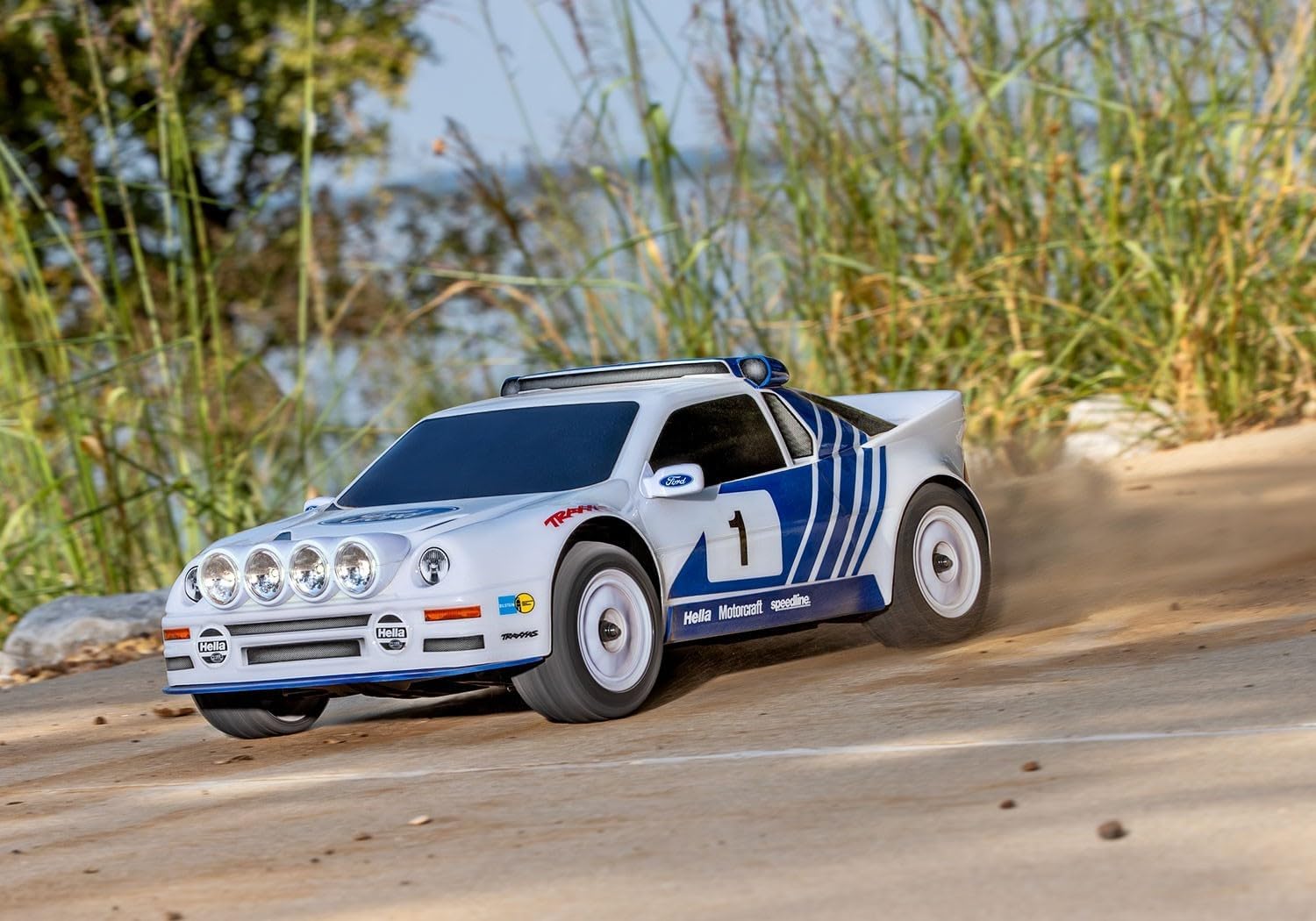 TRAXXAS MINI RALLY VXL FORD RS200 1 16 4WD RTR RALLY CAR WHITE 108046-1-WHT