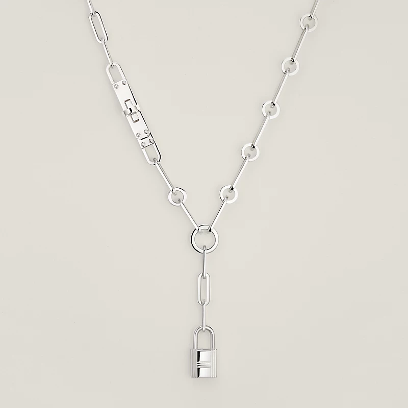 HERMES KELLY CHAINE LARIAT NECKLACE, SMALL MODEL