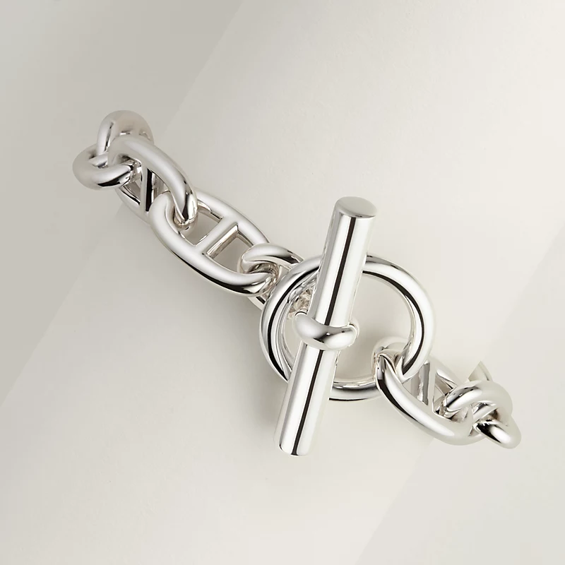 HERMES CHAINE D'ANCRE BRACELET, LARGE MODEL