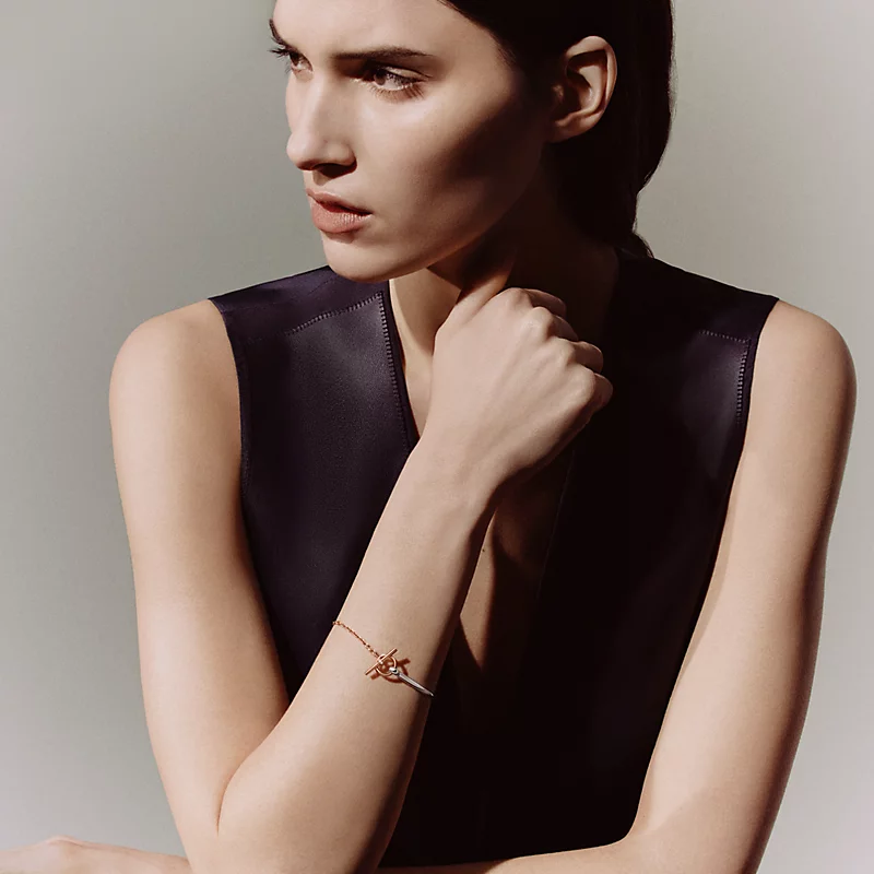 HERMES MIX AND H BRACELET, SMALL MODEL
