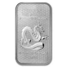 APMEX 1 OZ SILVER BAR - 2024 APMEX YEAR OF THE DRAGON (SERIES 2)