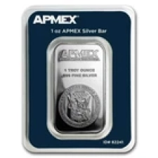 APMEX 1 OZ SILVER BAR - APMEX (TEP)