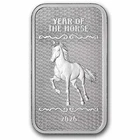 APMEX 1 OZ SILVER BAR - 2026 APMEX YEAR OF THE HORSE (SERIES 2)
