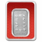 APMEX  1 OZ SILVER BAR - 2024 APMEX YEAR OF THE DRAGON (TEP, SERIES 2)