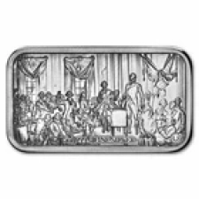 APMEX 5 OZ SILVER BAR - AMERICAN CONSTITUTION